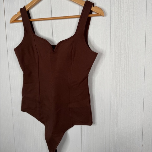 Abercrombie & Fitch Ponte Corset Sweetheart Bodysuit - Picture 2 of 9